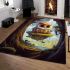 Enchanted mushroom house area rugs carpet