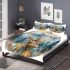 Enchanting watercolor design featuring the majestic elk bedding set