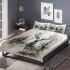 Ethereal deer with large antlers standing in the middle bedding set