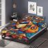 Fish in the style of wassily kandinsky bedding set