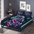 Frog design colorful bedding set