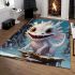 Frozen pond dino area rugs carpet