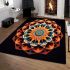 Geometric kaleidoscope design area rugs carpet