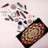 Geometric Kaleidoscope Design Makeup Bag