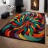 Geometric patterns in motion convey a sense of vibrancy area rugs carpet