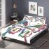 God family love a colorful butterfly bedding set