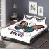 God family love a colorful butterfly bedding set