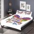 God family love a colorful butterfly bedding set