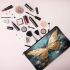 Golden Butterfly Oasis Makeup Bag