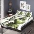 Grinchy cartoon smile with rabbit 3d bedding set