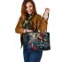 Happy birthay 59th mother dream catcher leather tote bag