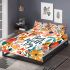 Happy mother's day colorful floral bedding set