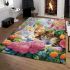Harmonious garden cats area rugs carpet