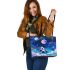 Kawaii anime style panda moon and stars leather Chic Stylish Tote Bag & Women Totes: Perfect Gift for Girlfriend | Crossbody, Purse, Handbag