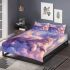 Longhaired british cat in dreamy cloudscapes bedding set