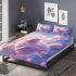 Longhaired british cat in dreamy cloudscapes bedding set