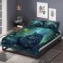 Longhaired british cat in ethereal starlit glades bedding set