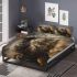 Longhaired british cat in fantasy battles bedding set