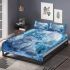 Longhaired british cat in magical ice palaces bedding set
