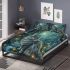 Longhaired british cat in mythical forest clearings bedding set