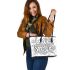 Love Color Scapes Leather Tote Bag