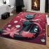 Majestic feline serenity area rugs carpet