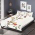 Minimalist botanical elegance tranquil florals bedding set