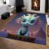 Mystical creature by water area rugs carpet