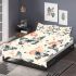 Natural grace minimalist floral accents bedding set