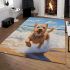Ocean frolic a dog's delight area rugs carpet