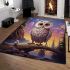 Owl's balloon adventure area rugs carpet