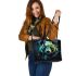 Panda colorful ink painting leather Chic Stylish Tote Bag & Women Totes: Perfect Gift for Girlfriend | Crossbody, Purse, Handbag