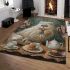 Persian cat at tea parties area rugs carpet