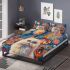 Persian cat in carnival celebrations bedding set