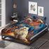 Persian cat in carnival celebrations bedding set