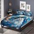 Persian cat in celestial starship voyages bedding set