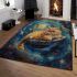 Persian cat in celestial starship voyages area rugs carpet