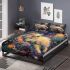 Persian cat in celestial starship voyages bedding set