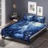 Persian cat in ethereal moonlit glades bedding set