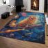 Persian cat in galactic explorations area rugs carpet