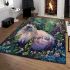 Persian cat in magical herbal gardens area rugs carpet