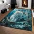 Persian cat in mythical atlantis area rugs carpet