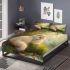 Persian cat in natural settings bedding set