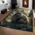 Persian cat in nordic mythology area rugs carpet