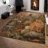 Persian cat in oriental gardens area rugs carpet