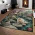 Persian cat in oriental gardens area rugs carpet