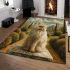 Persian cat in renaissance gardens area rugs carpet