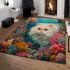 Persian cat in underwater coral reefs area rugs carpet