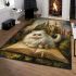 Persian cat in whimsical storybook worlds area rugs carpet