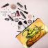 pumpkin grinchy smile and cartoon mother 3D Makeup Bag